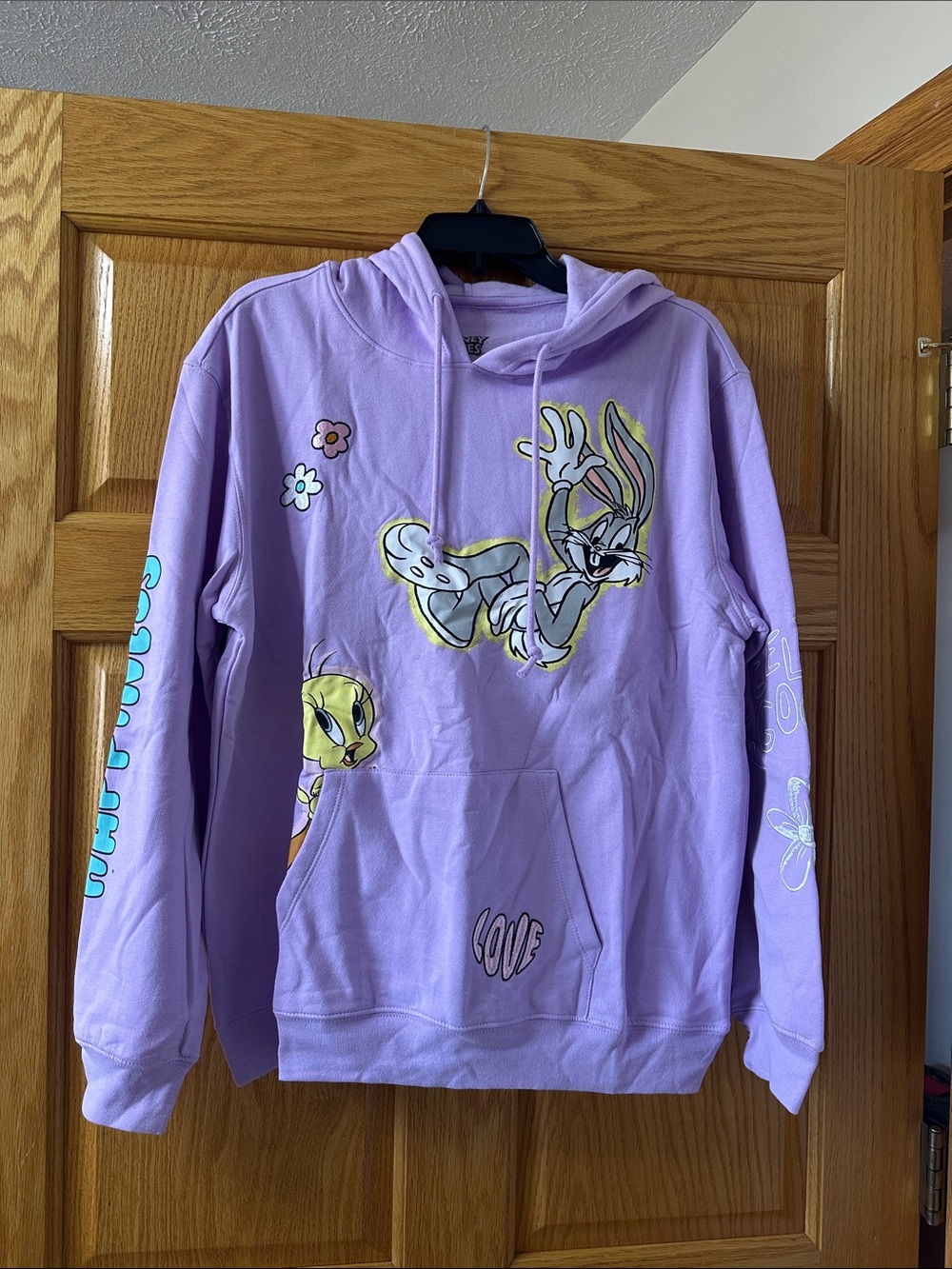 Warner Bros. Lavender Bugs Bunny & Tweety Pullover Hoodie
